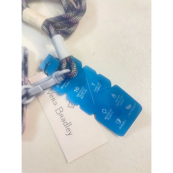 Vera Bradley Outlet Ultralight Zip ID and Lanyard Fresh cut Bouquet NWT - Picture 5 of 6